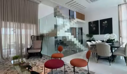 Casa residencial para Venda em condomínio fechado, Sim, Feira de Santana, 4 quartos, 3 suítes, 1 sala, 4 banheiros, 4 vagas, 340m² área construída.
