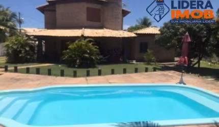 Casa Mobiliada em Barra do Jacuípe, 4 Quartos, 2 Suítes, Piscina, para Venda, no Condomínio Parque das Árvores, Camaçari