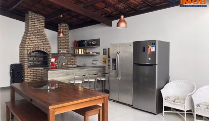 Casa Duplex na Santa Mônica II, 3 Quartos, Suíte, Área Gourmet, para Venda, no Condomínio Vila Di Nápoli, em Feira de Santana