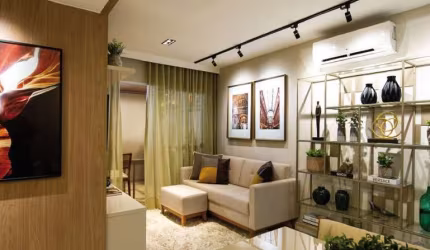 Apartamento na Santa Teresa, 2 Quartos, 1 Suíte, Varanda, Lançamento, para Venda, no Residencial Versailles, em Salvador, Área de 61 m².