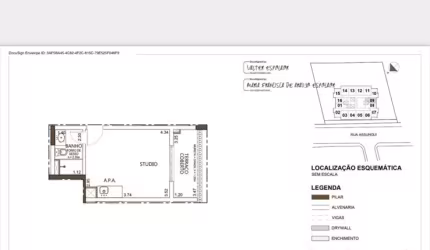 studio de 27 m2 em otimo condominio