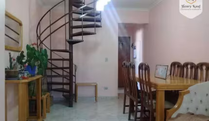 Cobertura Duplex com 3 dormitórios e 2 vagas à venda, 157 m² - Tatuapé - São Paulo/SP