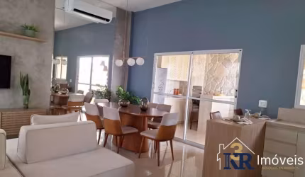 Casa em condomínio fechado com 3 quartos à venda na Suzeth Alencastro Veiga, 1, Parque Industrial Santo Antônio, Aparecida de Goiânia por R$ 445.000