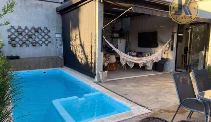 Casa com 3 dormitórios para alugar, 120 m² por R$ 6.629,66/mês - Residencial Veneza - Jaguariúna/SP