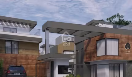 Casa em condomínio fechado com 3 quartos para alugar na Avenida Cândido Hartmann, Santa Felicidade, Curitiba, 172 m2 por R$ 9.900