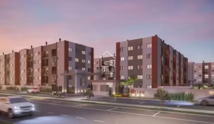 Apartamento com 2 quartos à venda na Rua Tibúrcio G. de Oliveira, Atuba, Pinhais, 44 m2 por R$ 284.900