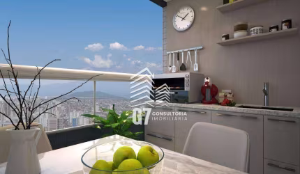 Apartamento com 1 dormitório à venda, 38 m² por R$ 358.500,00 - Guilhermina - Praia Grande/SP