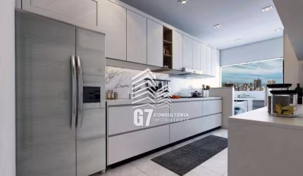 Apartamento com 3 dormitórios à venda, 121 m² por R$ 987.317 - Vila Guilhermina - Praia Grande/SP