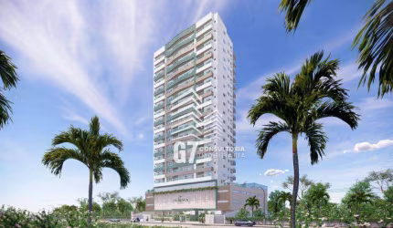 Apartamento com 3 dormitórios à venda, 104 m² por R$ 851.541 - Aviação - Praia Grande/SP