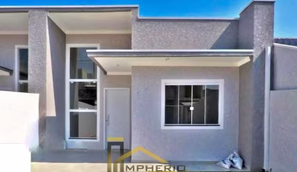 Oportunidade imperdível: Casa à venda em Fazenda Rio Grande-PR, bairro Eucaliptos, 3 quartos, 1 sala, 1 banheiro, 2 vagas, 54m².