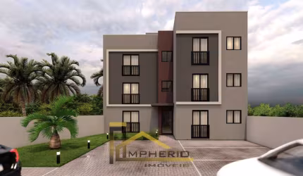 Apartamento à venda em Araucária-PR, bairro Campina da Barra: 1 quarto, 1 sala, 1 banheiro, 27,30m² de área!