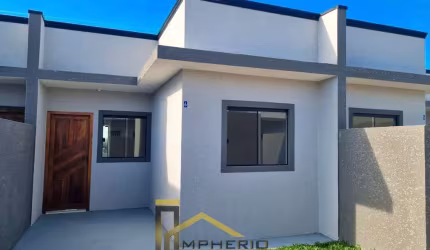 Imperdível oportunidade: Casa à venda em Curitiba-PR, Campo de Santana! 2 quartos, sala, banheiro, 1 vaga, 42m².