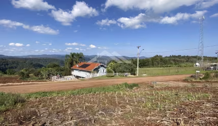 Terreno de esquina com belíssima vista na cidade de Linha Nova na Serra Gaúcha