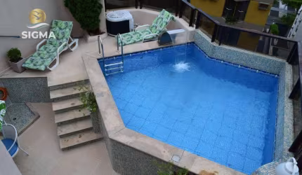 Cobertura com 3 quartos sendo 2 suítes à venda, Enseada, Guarujá.
