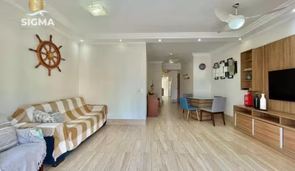 Perto do mar - Apartamento na praia  3 quartos 1 suíte Varanda 2 vagas Churrasqueira Pitangueiras Guarujá.