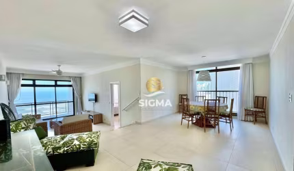 FRENTE MAR - Apartamento com 3 quartos sendo 1 suíte à venda na Praia das Pitangueiras - Guarujá/SP.