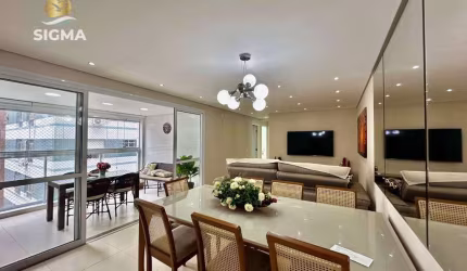 PERTO DO MAR - Apartamento na praia 2 quartos 1 suíte Varanda gourmet 2 vagas Lazer completo Pitangueiras Guarujá.