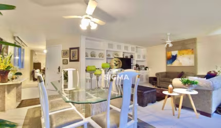 Apartamento com 3 dormitórios sendo 1 suíte  à venda, 138 m² por R$ 690.000 - Pitangueiras - Guarujá/SP