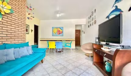Apartamento com 3 quartos sendo 1 suíte à venda, 90 m² por R$ 460.000 - Enseada - Guarujá/SP.