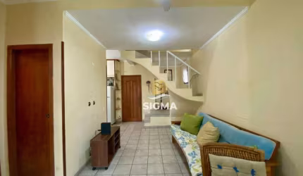 Apartamento com 2 dormitórios à venda, 68 m² por R$ 345.000,00 - Tombo - Guarujá/SP