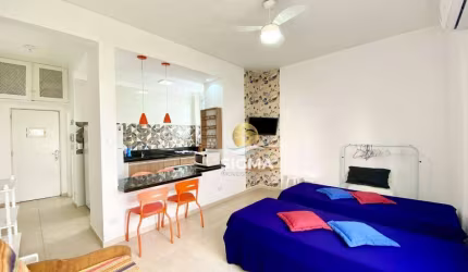 Kitnet com 1 quarto à venda na Praia das Pitangueiras - Guarujá/SP.