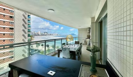 FRENTE MAR - Apartamento com 2 quartos sendo 1 suíte à venda na Praia das Astúrias - Guarujá/SP.
