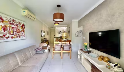 Apartamento com 3 quartos sendo 1 Suíte  à venda, 90 m² por R$ 680.000 - Praia das Pitangueiras - Guarujá/SP.