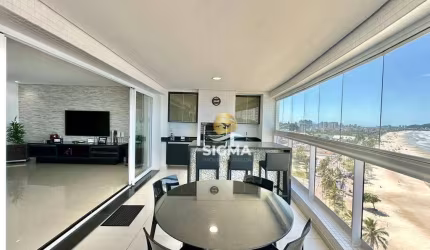 FFRENTE MAR - Apartamento com 4 quartos sendo 2 suíte à venda, 206 m² por R$ 2.440.000 - Enseada - Guarujá/SP.