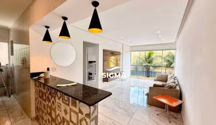 Apartamento com 2 dormitórios sendo 1 suíte à venda, 70 m² por R$ 380.000 - Enseada - Guarujá/SP.
