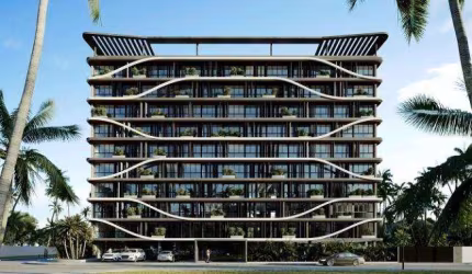 Flat com 1 quarto à venda na Rua Golfo de Coronation, Ponta de Campina, Cabedelo, 20 m2 por R$ 337.431