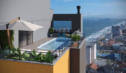 Apartamento a 60 metros da praia - Barra Velha - 3 Dormitórios