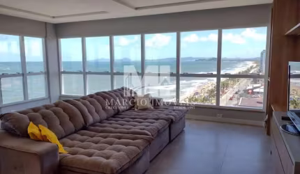 Apartamento frente para o mar 4 suítes com vista para o mar