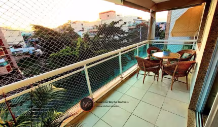 Cobertura Triplex à venda no Recreio dos Bandeirantes, Rio de Janeiro-RJ: 4 quartos, 3 suíte, 2 salas, 2 banheiros, 2 vagas de garagem! Piscina