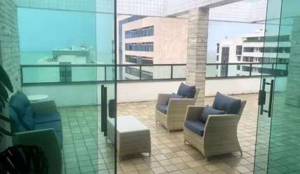 cobertura com vista mar