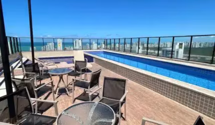 Maravilhoso apartamento de 55 m² com 2 quartos no Pina para alugar
