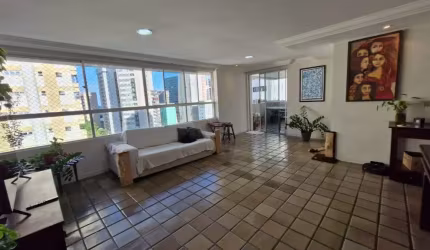 Apartamento 3 quartos – 132m² – Domingos Ferreira, Boa Viagem – Andar alto, nascente, vista mar