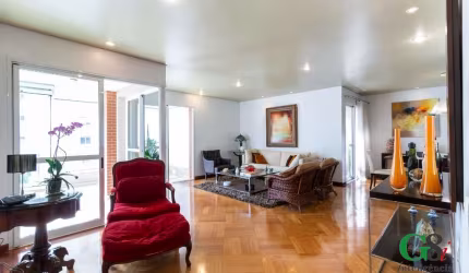 Apartamento com 3 quartos à venda na Alameda dos Aicás, 927, Moema, São Paulo por R$ 3.000.000