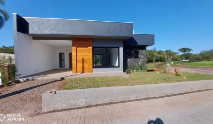 Casa NOVA plana com dois dormitórios, bairro Beira Rio em Dois Irmãos, RS.