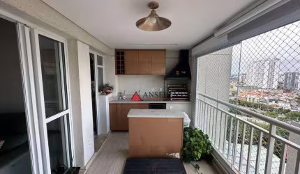 Apartamento maravilhoso com 3 dormitórios à venda, 95 m² por R$ 1.010.000 - Jardim Chácara Inglesa - São Bernardo do Campo/SP