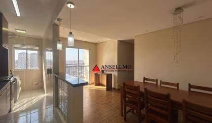 Apartamento com 3 dormitórios para alugar, 71 m² por R$ 4.523,19/mês - Centro - São Bernardo do Campo/SP