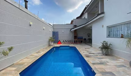Sobrado com 3 dormitórios, sendo 3 suítes - com Piscina - à venda, 297 m² por R$ 2.400.000 - Parque dos Pássaros - São Bernardo do Campo/SP
