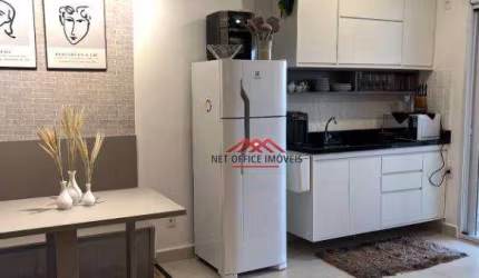 Apartamento com 1 dormitório para alugar, 40 m² por R$ 4.660,00/mês - Jardim Aquarius - São José dos Campos/SP