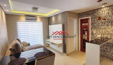 Apartamento com 1 dormitório para alugar, 35 m² por R$ 3.360,00/mês - Jardim Augusta - São José dos Campos/SP