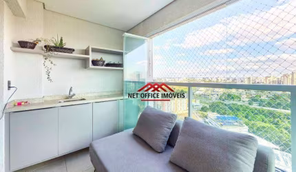 Apartamento com 1 dormitório, 56 m² - venda por R$ 775.000,00 ou aluguel por R$ 4.435,00/mês - Jardim Apolo - São José dos Campos/SP