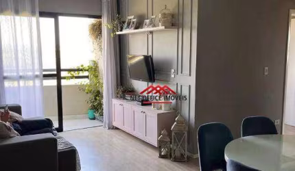 Apartamento com 3 dormitórios para alugar, 92 m² por R$ 4.815,00/mês - Bosque dos Eucaliptos - São José dos Campos/SP