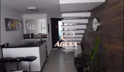 Sobrado à venda, 149 m² por R$ 575.000,00 - Vila Linda - Santo André/SP