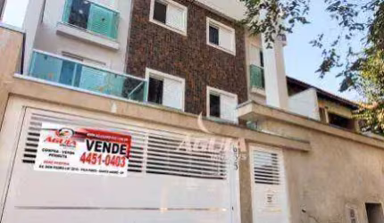 Cobertura com 2 dormitórios à venda, 46 m² + 46 m² por R$460.000 - Vila Pires - Santo André/SP