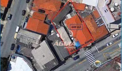 Terreno à venda, 448 m² por R$ 1.800.000,00 - Parque Oratório - Santo André/SP