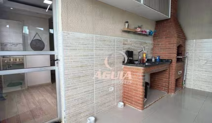 Cobertura com 2 dormitórios à venda, 48 m² + 48 m²  por R$ 425.000 - Parque São Vicente - Mauá/SP