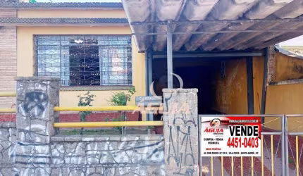 Terreno de 352m² com casa antiga,  à venda, por R$ 1.065.000 - Vila Assunção - Santo André/SP
